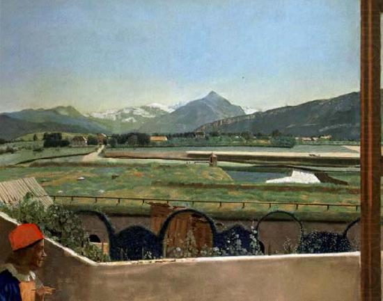 Jean-Etienne Liotard View of Geneva from the Artist s House china oil painting image